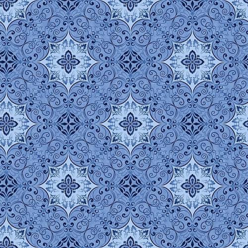 American Pride- Foulard Tiles Light Blue