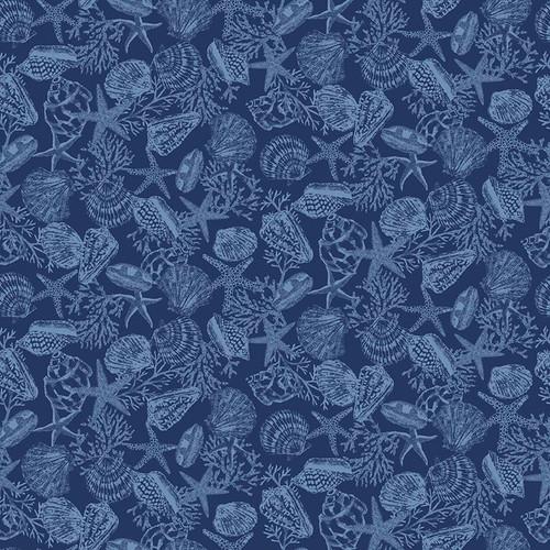 Cobalt Seas- Monotone Shells Navy