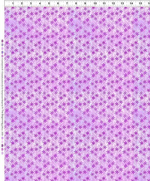 Counterpoint 2- Small Floral Purple