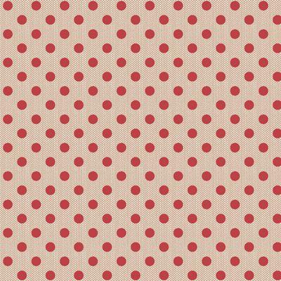 Creating Memories- Woven Polkadot Red