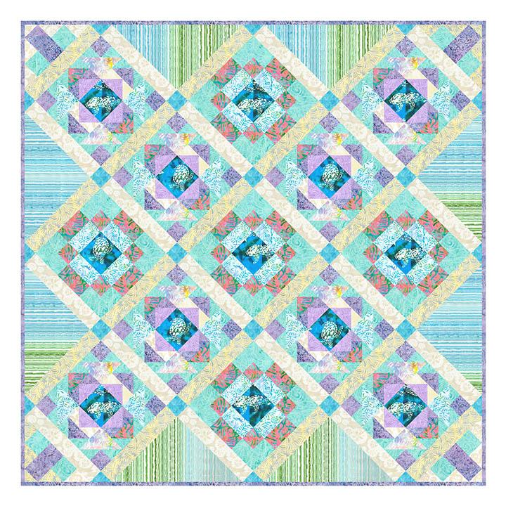 Beach Day Quilt Kit 61" x 61"