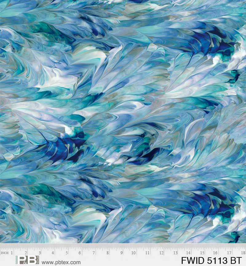 Fluidity Wide - Aqua Blue