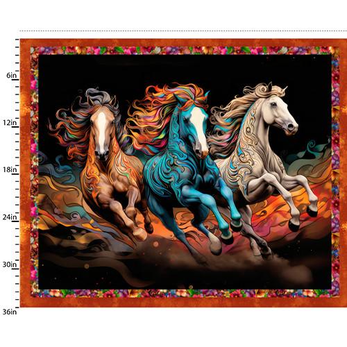 Galloping Beauties Panel