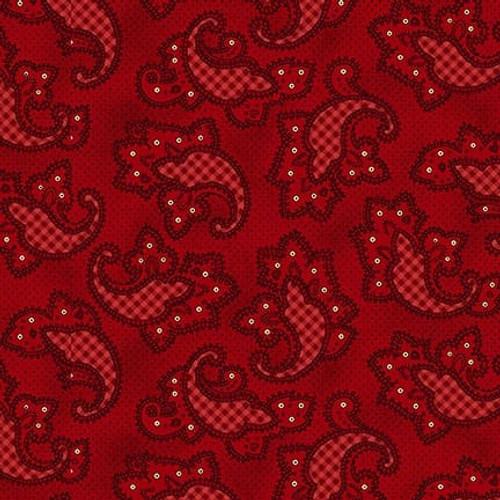 Garnets & Gingham- Gingham Medium Paisley