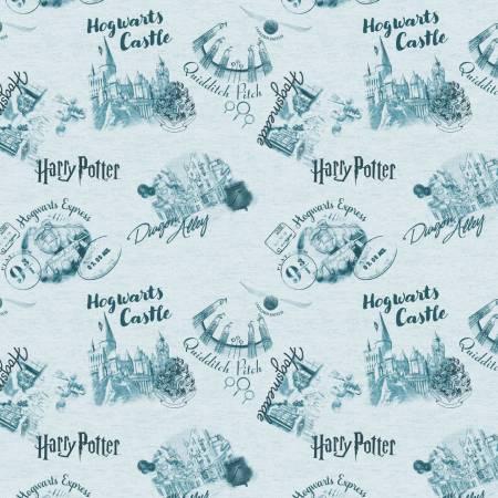 Harry Potter Stamps- Wizarding Sketches Blue