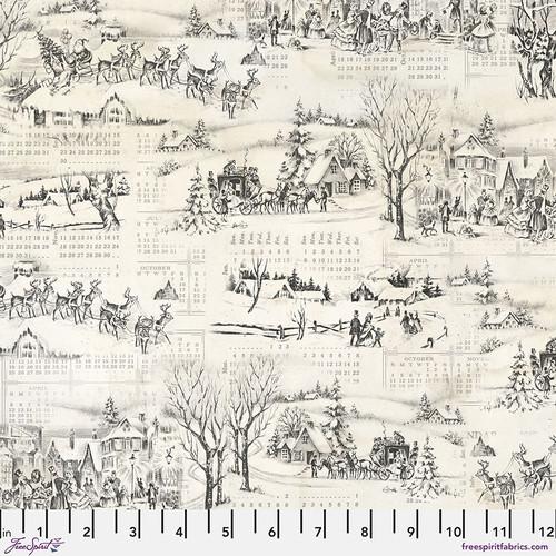 Holidays Past- Winter Toile Neutral