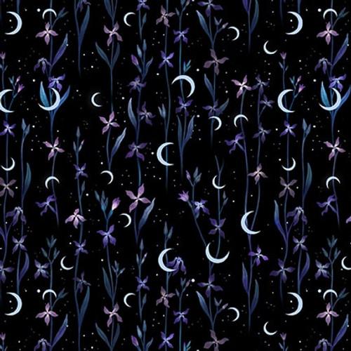 Jardin de Lune Glow- Crescent Moon with Flowers