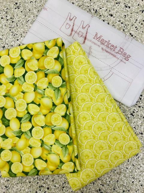 Market Bag Kit- 2pk Lemon