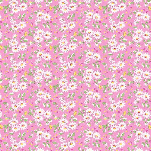 Nana Mae 7- Flowers Cluster Pink