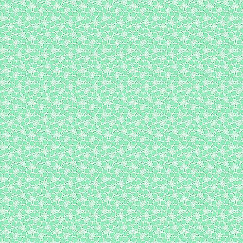 Nana Mae 7- Small Flowers Green