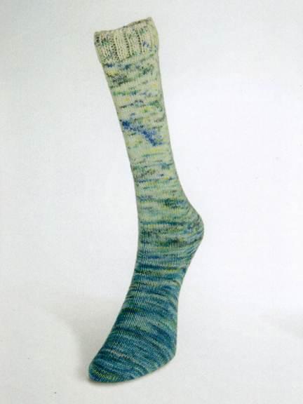 Paint Gradient Sock #20 Teal