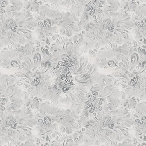 Purely Neutral- Abstract Paisley Grey