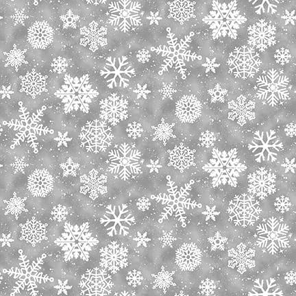 Snow Crew- Snowflakes - Gray