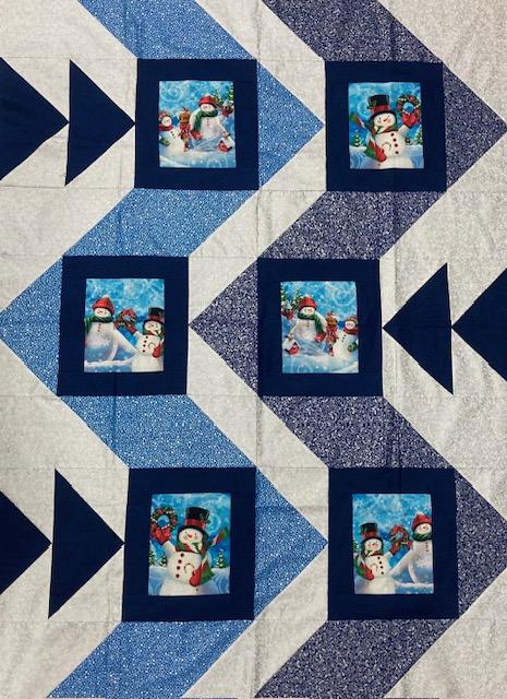 Snow Man Bounce Quilt Kit