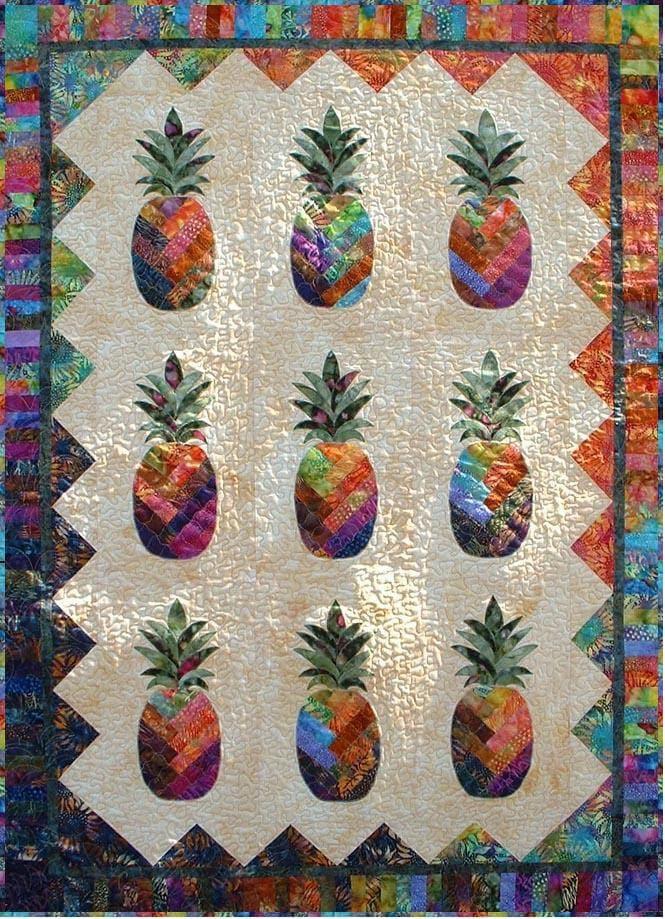 Sunshine Pineapple Quilt Kit