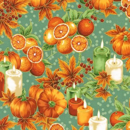 Sweet Pumpkin Spice- Candles Eucalyptus w/Metallic