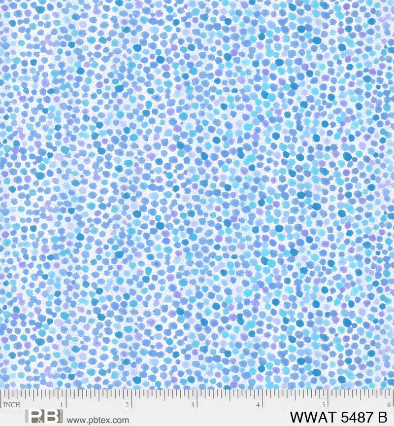 Wild Waters- Mosaic Dot Blue