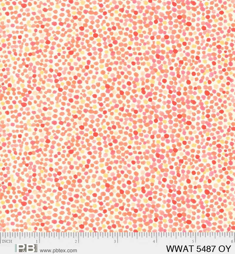 Wild Waters- Mosaic Dot Coral