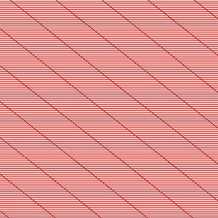 Winter In Snowtown- Diagonal Stripe - Red